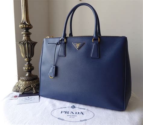 PRADA Saffiano Lux Large Galleria Double Zip Tote Cammeo 